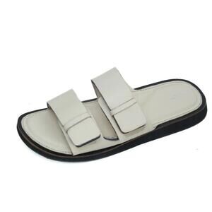 Rag And Bone Chunky Sandals Slides Slip On Creme Women's Shoes Sz 40